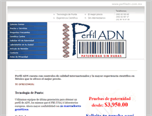 Tablet Screenshot of perfiladn.com.mx